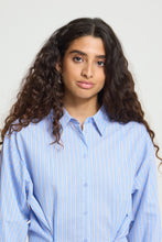 Load image into Gallery viewer, Flinna Shirt (Blue Stripes)
