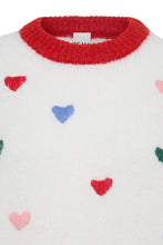 Load image into Gallery viewer, Belablue Knit (White/Hearts)
