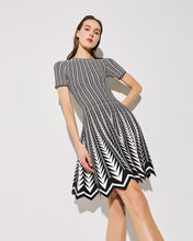 Load image into Gallery viewer, Alaia Dress (Black/Off White)
