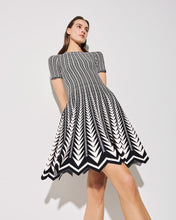 Load image into Gallery viewer, Alaia Dress (Black/Off White)
