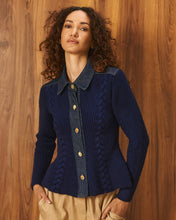 Load image into Gallery viewer, Braga Cardigan (Navy Blue)
