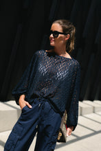 Load image into Gallery viewer, Monica Blouse (Navy)
