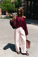 Load image into Gallery viewer, Monica Blouse (Burgundy)
