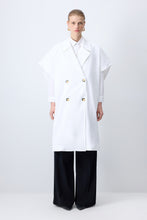 Load image into Gallery viewer, Nantes Oversized Denim Coat (White)
