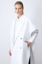 Load image into Gallery viewer, Nantes Oversized Denim Coat (White)

