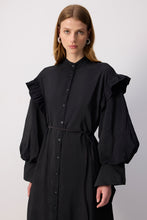 Load image into Gallery viewer, Toulon Ruffled Cupra Dress
