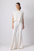 Load image into Gallery viewer, Amiens Short Blouse With Studs (Creme)
