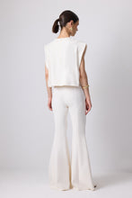 Load image into Gallery viewer, Amiens Short Blouse With Studs (Creme)
