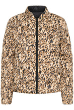 Load image into Gallery viewer, Kyrie Double Faced Jacket (Leopard/Black)
