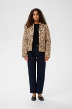Load image into Gallery viewer, Kyrie Double Faced Jacket (Leopard/Black)
