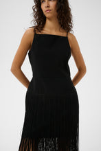 Load image into Gallery viewer, CHARLEENEIW Fringe Dress (Black)
