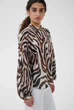 Load image into Gallery viewer, Rosalie Blouse (Haze Zebra)
