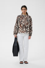 Load image into Gallery viewer, Rosalie Blouse (Haze Zebra)

