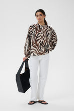 Load image into Gallery viewer, Rosalie Blouse (Haze Zebra)

