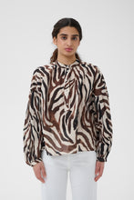 Load image into Gallery viewer, Rosalie Blouse (Haze Zebra)
