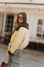 Load image into Gallery viewer, Quinn Aviator Jacket (Butter yellow)
