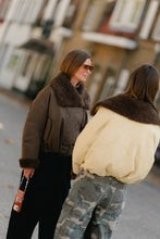 Load image into Gallery viewer, Quinn Aviator Jacket (Hot chocolate)
