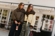 Load image into Gallery viewer, Quinn Aviator Jacket (Hot chocolate)
