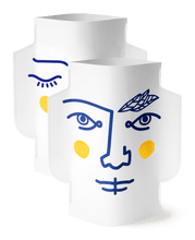 Load image into Gallery viewer, Janus Paper Vase (Double-Sided)
