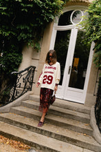 Load image into Gallery viewer, Les Jumelles Sweatshirt (Yellow/Burgundy)
