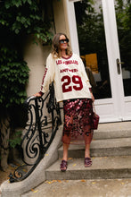 Load image into Gallery viewer, Les Jumelles Sweatshirt (Yellow/Burgundy)
