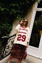 Load image into Gallery viewer, Les Jumelles Sweatshirt (Yellow/Burgundy)
