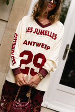 Load image into Gallery viewer, Les Jumelles Sweatshirt (Yellow/Burgundy)

