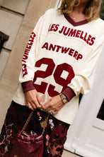 Load image into Gallery viewer, Les Jumelles Sweatshirt (Yellow/Burgundy)
