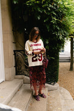 Load image into Gallery viewer, Les Jumelles Sweatshirt (Yellow/Burgundy)
