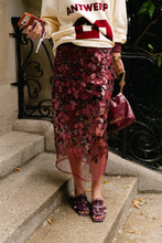 Load image into Gallery viewer, Cleo Skirt (Burgundy)
