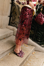 Load image into Gallery viewer, Cleo Skirt (Burgundy)
