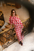 Load image into Gallery viewer, Cosette Skirt (Red/Off White)
