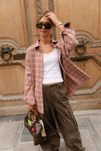 Load image into Gallery viewer, Kaia Shirt (Pink/Latte)
