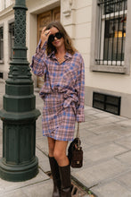 Load image into Gallery viewer, Kaia Shirt (Pink/Royal blue)
