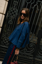 Load image into Gallery viewer, Ruby Blouse (Washed Navy)
