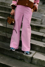 Load image into Gallery viewer, Norma Wide Velvet Pants (Orchid)
