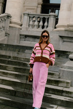 Load image into Gallery viewer, Norma Wide Velvet Pants (Orchid)
