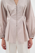 Load image into Gallery viewer, HelveIW Blouse (Stone)
