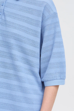 Load image into Gallery viewer, Knitty Poloshirt (Blue)
