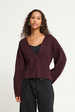 Load image into Gallery viewer, Acita Cardigan (Burgundy)
