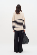 Load image into Gallery viewer, Kaylla Pullover (Black stripes)
