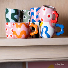 Load image into Gallery viewer, Valentina Ceramic Mug (Rio Retro Green)
