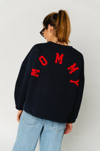 Load image into Gallery viewer, Mommy Sweater (Navy/Red)

