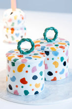 Load image into Gallery viewer, Veronica Ceramic Jar (Green Twist)
