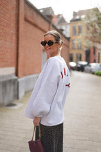 Load image into Gallery viewer, Mommy Sweater (Burgundy/Light grey)
