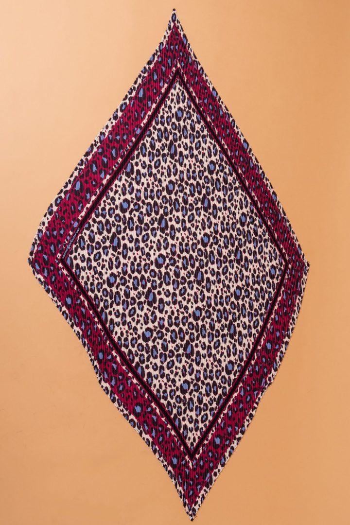 Zoi Scarf (Ivory Leopard)