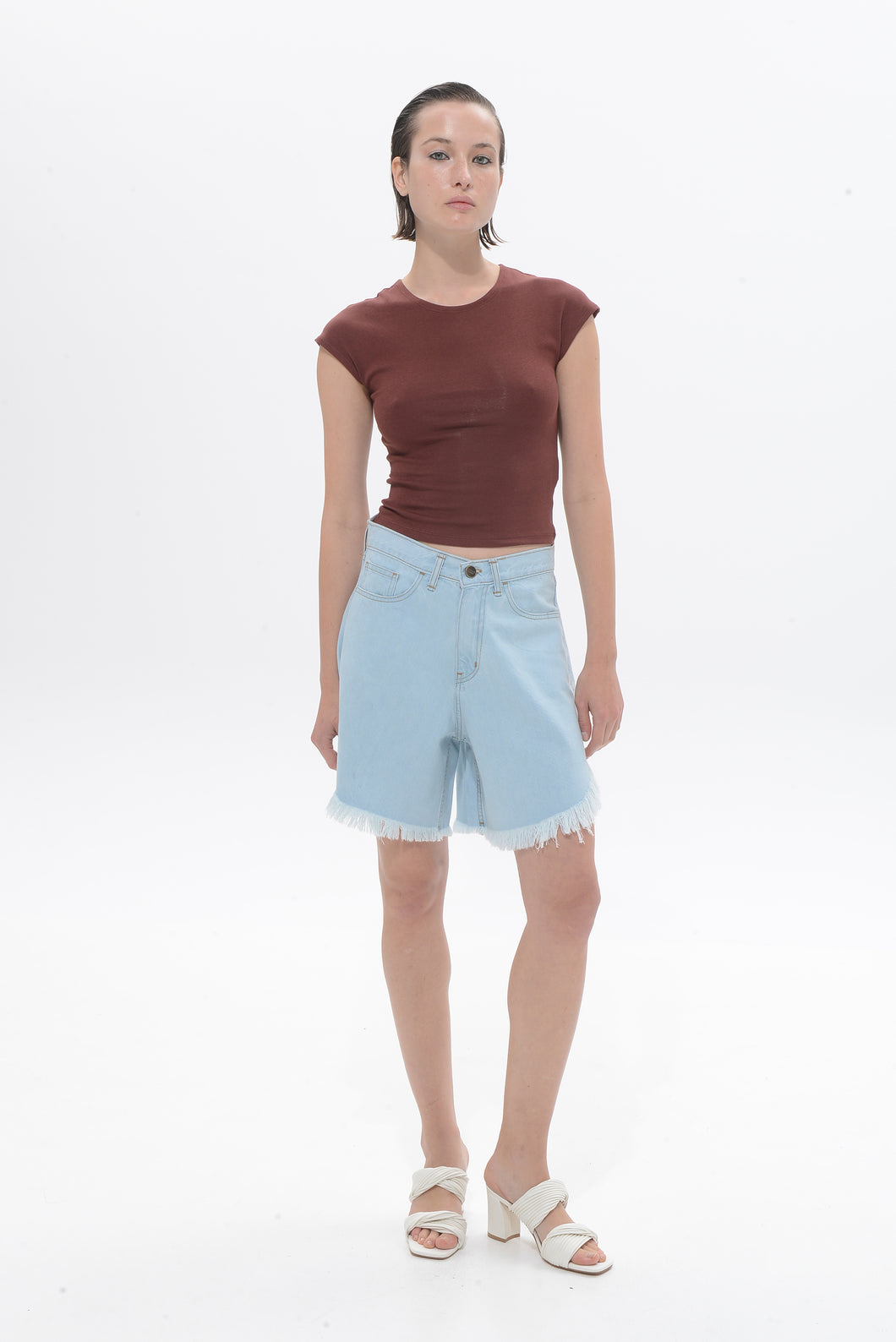 Domna Bermuda (Light Blue)