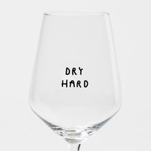 Load image into Gallery viewer, "Dry Hard" wine glass by Johanna Schwarzer × selekkt
