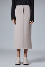 Load image into Gallery viewer, Venture Pencil Skirt (Taupe)
