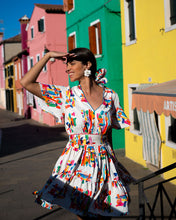 Load image into Gallery viewer, Helena Dress (White Paintings)
